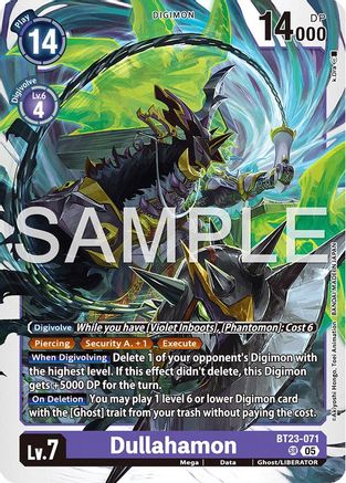 Dullahamon (BT23-071) - Hackers' Slumber Foil