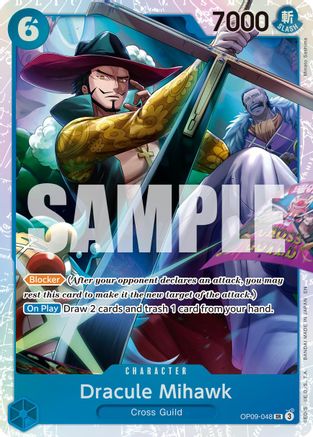 Dracule Mihawk - OP09-048 (Reprint) (OP09-048) - Premium Booster -The Best- Vol. 2 Foil