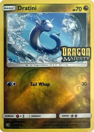Dratini - 35/70 (Toys R Us Promo) 35 - Miscellaneous Cards & Products Reverse Holofoil