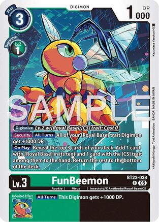 FunBeemon - BT19-045 (BT23-038) - Hackers' Slumber