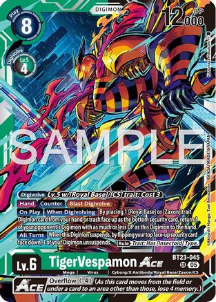 TigerVespamon ACE (BT23-045) - Hackers' Slumber Foil