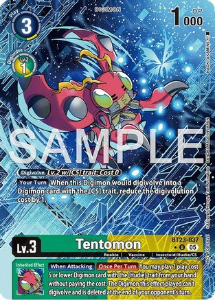 Tentomon (Alternate Art) (BT23-037) - Hackers' Slumber