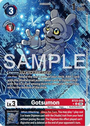 Gotsumon (Alternate Art) (BT23-048) - Hackers' Slumber