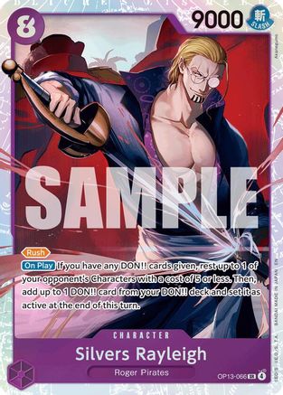 Silvers Rayleigh (OP13-066) - Carrying On His Will Foil