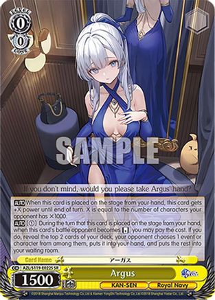 Argus (SR) (AZL/S119-E022S SR) - Azur Lane Vol. 2