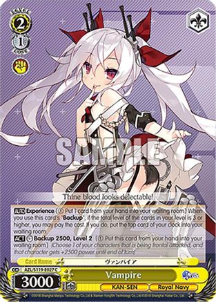 Vampire (AZL/S119-E027 C) - Azur Lane Vol. 2