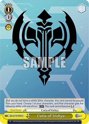 Curia of Vichya (AZL/S119-E029 U) - Azur Lane Vol. 2