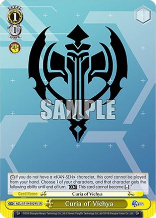 Curia of Vichya (SR) (AZL/S119-E029S SR) - Azur Lane Vol. 2