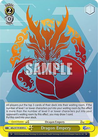Dragon Empery (AZL/S119-E030 U) - Azur Lane Vol. 2