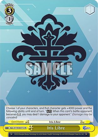 Iris Libre (SR) (AZL/S119-E031S SR) - Azur Lane Vol. 2