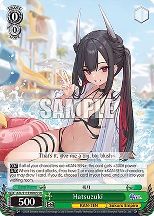 Hatsuzuki (SR) (AZL/S119-E040S SR) - Azur Lane Vol. 2