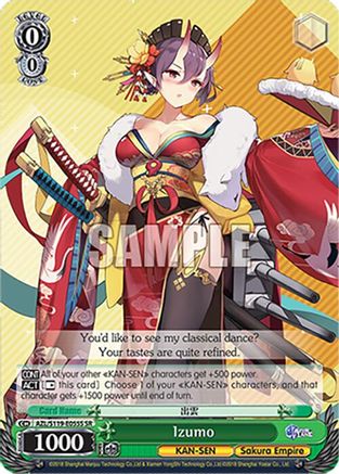 Izumo (SR) (AZL/S119-E055S SR) - Azur Lane Vol. 2