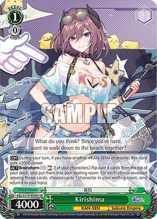 Kirishima (SR) (AZL/S119-E059S SR) - Azur Lane Vol. 2