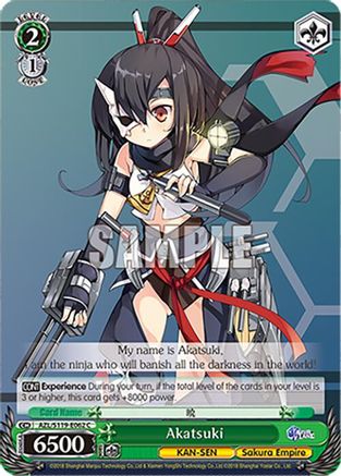 Akatsuki (AZL/S119-E062 C) - Azur Lane Vol. 2