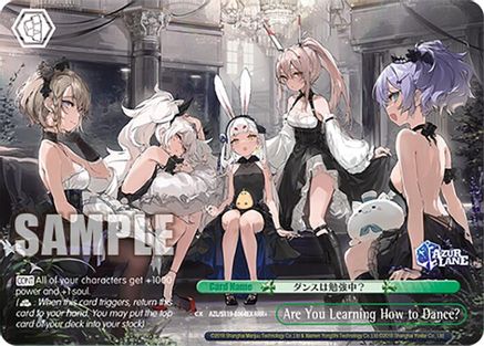 Are You Learning How to Dance? (RRR+) (AZL/S119-E064EX RRR+) - Azur Lane Vol. 2