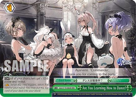 Are You Learning How to Dance? (RRR) (AZL/S119-E064R RRR) - Azur Lane Vol. 2