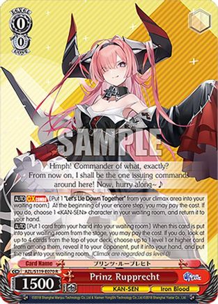 Prinz Rupprecht (AZL/S119-E070 R) - Azur Lane Vol. 2