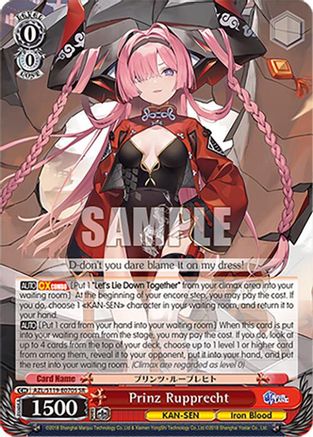 Prinz Rupprecht (SR) (AZL/S119-E070S SR) - Azur Lane Vol. 2