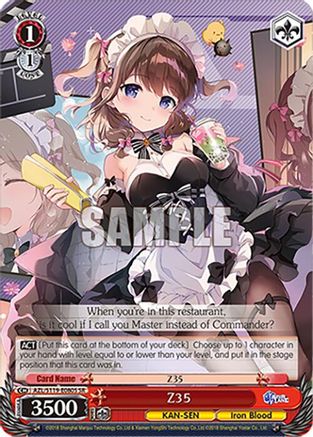 Z35 (SR) (AZL/S119-E080S SR) - Azur Lane Vol. 2