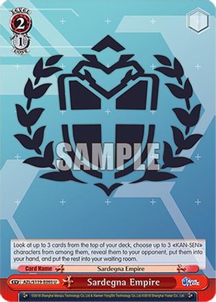 Sardegna Empire (AZL/S119-E093 U) - Azur Lane Vol. 2