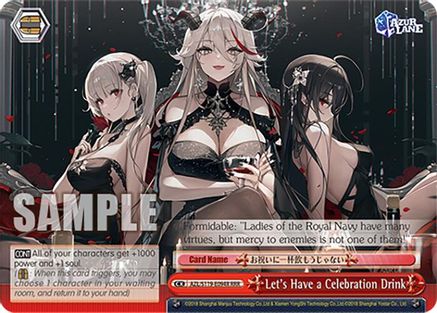 Let's Have a Celebration Drink (RRR) (AZL/S119-E094R RRR) - Azur Lane Vol. 2