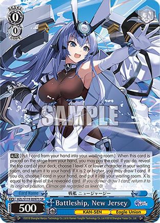 Battleship, New Jersey (SR) (AZL/S119-E097S SR) - Azur Lane Vol. 2