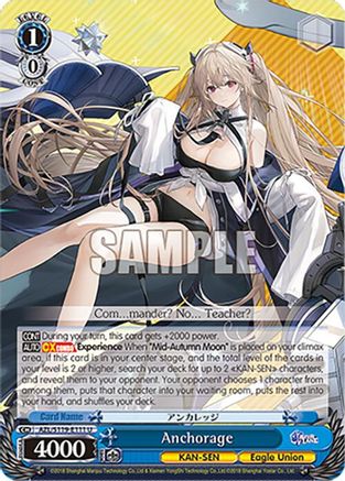 Anchorage (AZL/S119-E111 U) - Azur Lane Vol. 2