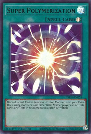 Super Polymerization (CH01-EN033) - THE CHRONICLES DECK: The Fallen & The Virtuous (All-Foil Edition) 1st Edition