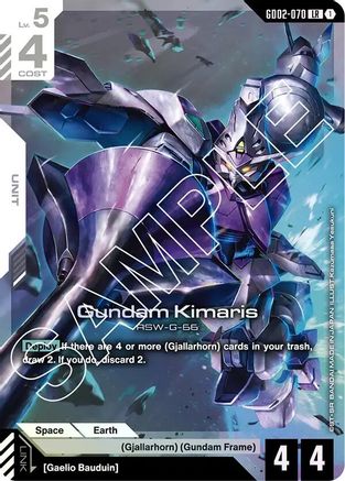 Gundam Kimaris GD02-070/undefined - Dual Impact Holofoil
