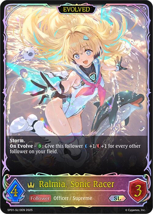 Ralmia, Sonic Racer (Evolved) (SL) - SP01: Seaside Memories (SP01)