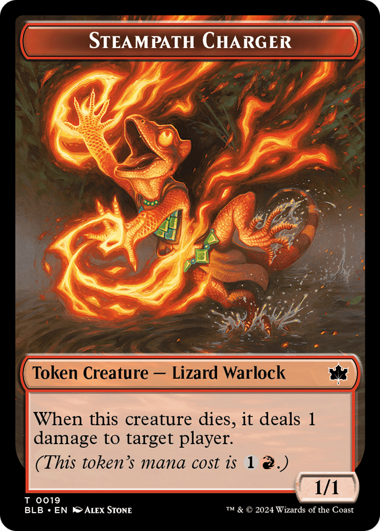 Steampath Charger (TBLB-019) - Bloomburrow Tokens Foil