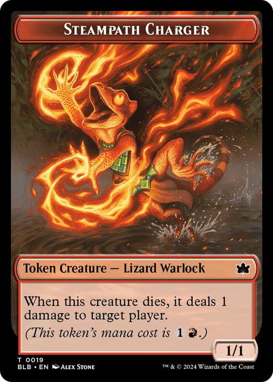 Steampath Charger (TBLB-019) - Bloomburrow Tokens Foil