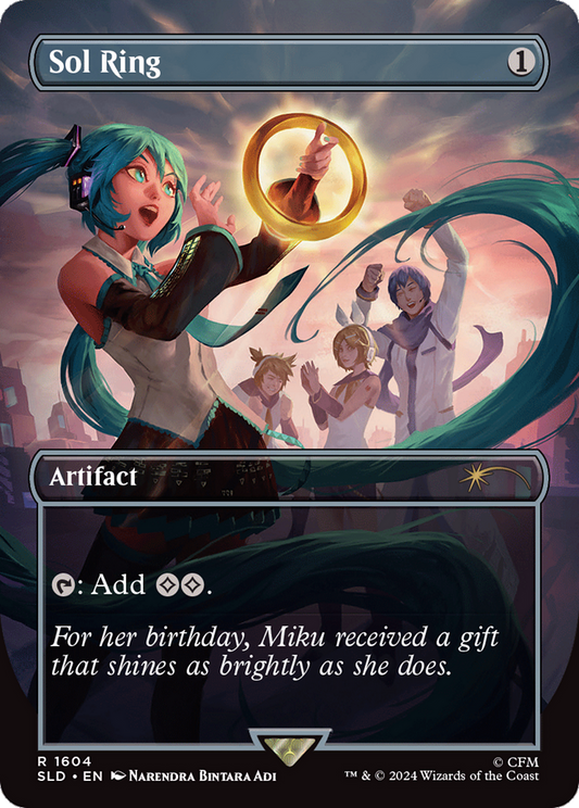 Sol Ring (SLD-1604) - Secret Lair Drop (Borderless) Foil