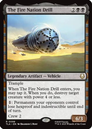 The Fire Nation Drill (TLA-098) - Avatar: The Last Airbender Foil