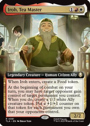 Iroh, Tea Master (Extended Art) (TLA-381) - Avatar: The Last Airbender