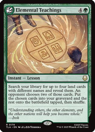 Elemental Teachings (TLA-178) - Avatar: The Last Airbender Foil