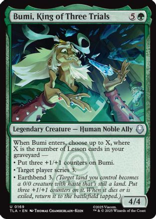 Bumi, King of Three Trials (TLA-169) - Avatar: The Last Airbender