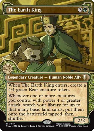 The Earth King (Showcase) (TLA-344) - Avatar: The Last Airbender Foil