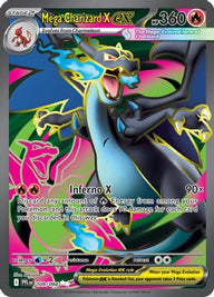 Mega Charizard X ex - 109/094 109 - ME02 Phantasmal Flames Holofoil