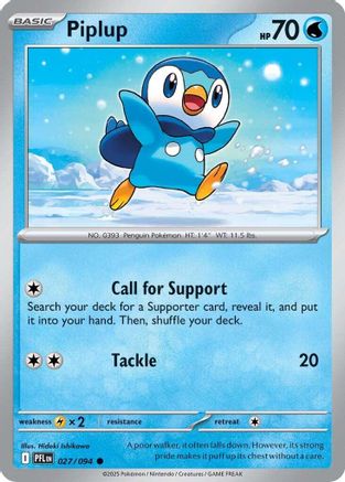 Piplup - 027/094 27 - ME02 Phantasmal Flames