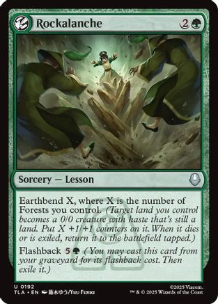 Rockalanche (TLA-192) - Avatar: The Last Airbender Foil