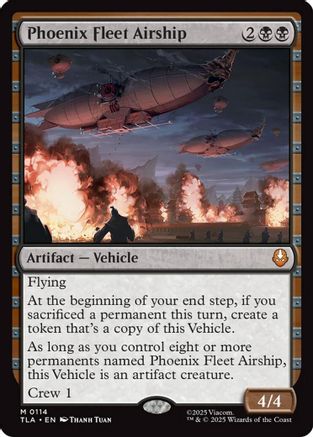 Phoenix Fleet Airship (TLA-114) - Avatar: The Last Airbender Foil
