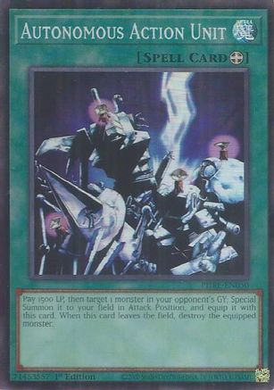 Autonomous Action Unit (Super Rare) (PHRE-EN050) - Phantom Revenge 1st Edition