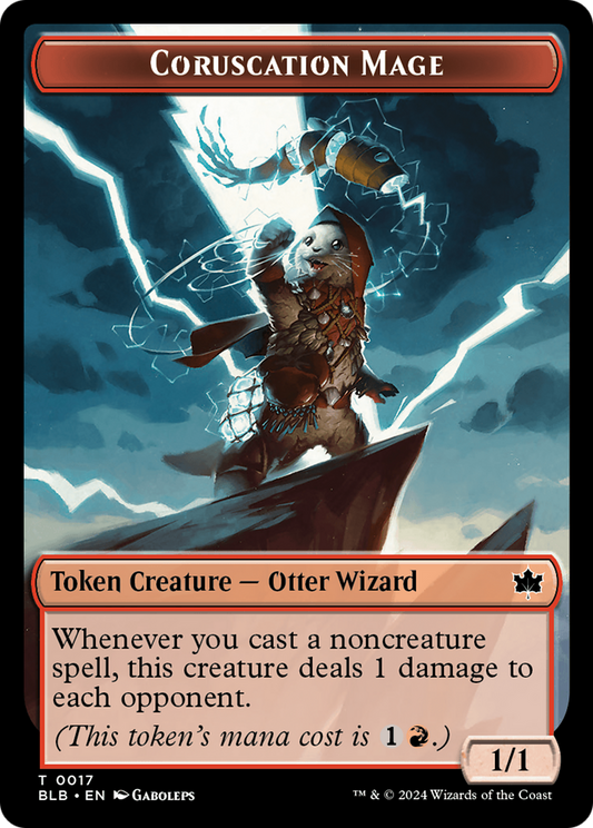Coruscation Mage (TBLB-017) - Bloomburrow Tokens Foil