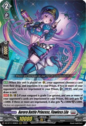 Aurora Battle Princess, Flawless Lila (DZ-BT11: SYMPHONY OF MIGHT & BLOOM)