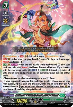 Bandmaster of Blooming Dreams, Lianorn Traumend (DZ-BT11: SYMPHONY OF MIGHT & BLOOM)