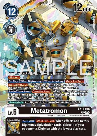 Metatromon (EX11-045) - Dawn of Liberator Foil