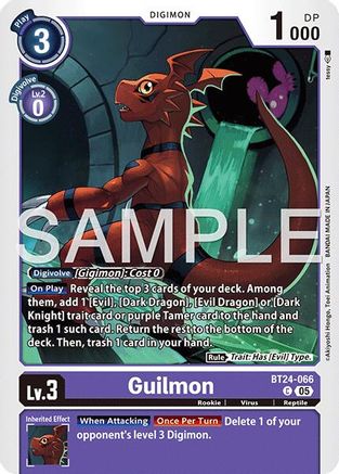 Guilmon (BT24-066) - Time Stranger