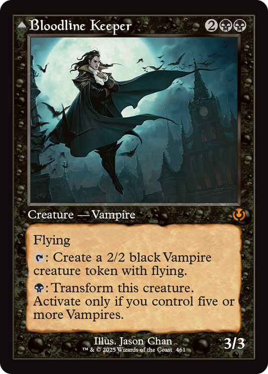 Bloodline Keeper // Lord of Lineage (Retro Frame) (-461) - Innistrad Remastered Foil