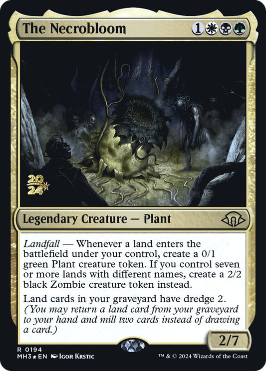 The Necrobloom (PMH3-194S) - Modern Horizons 3 Promos Foil